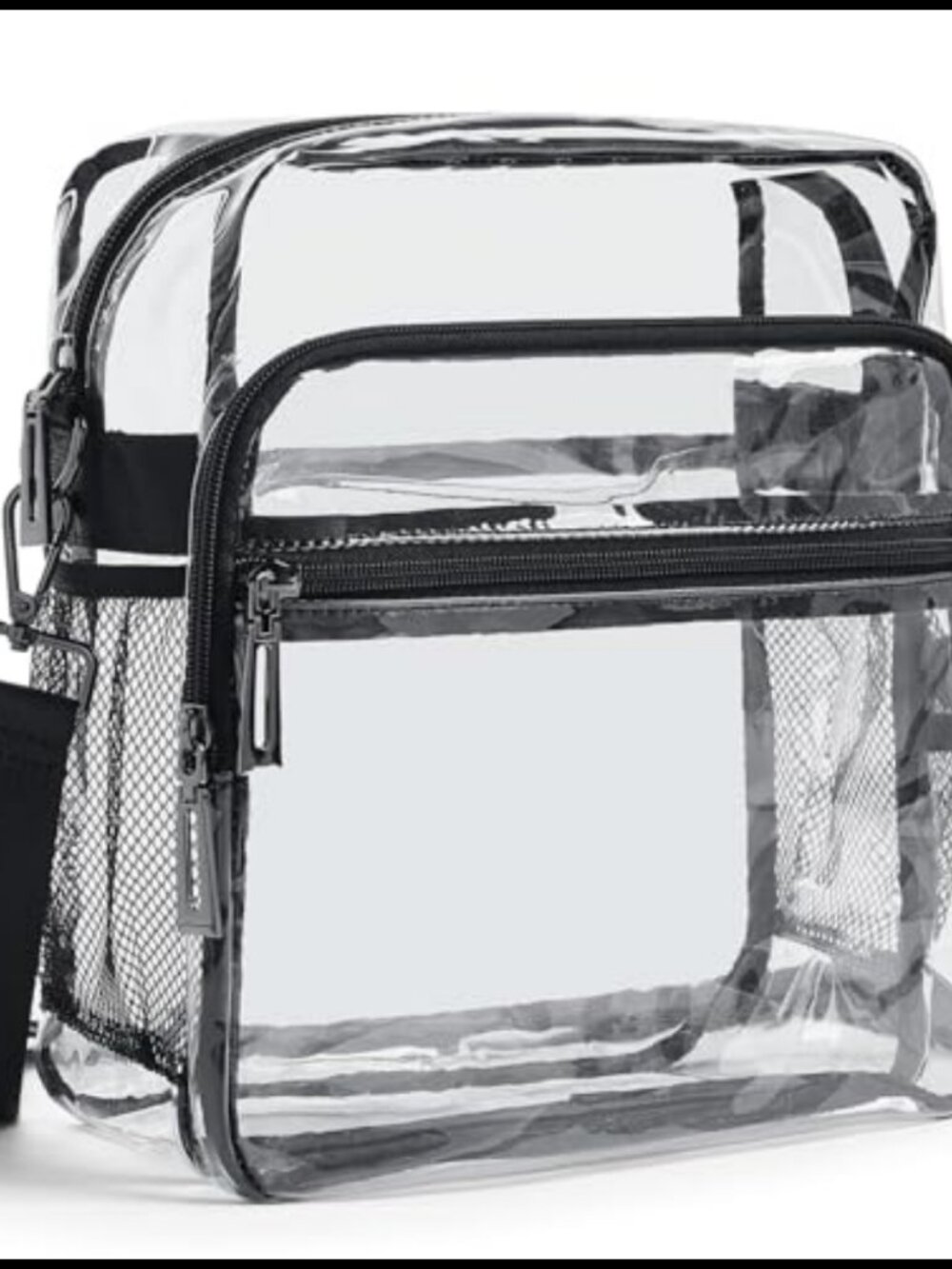Clear Stadium Approved Crossbody Bag Waterproof TPU Large Capacity Purse